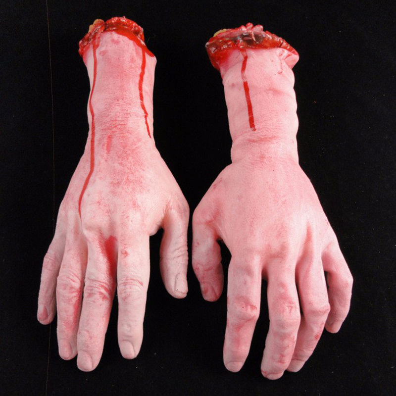 Odseknuté ruky na Halloween