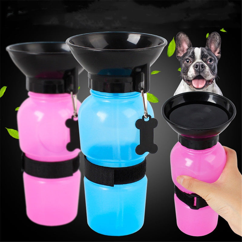 Prenosná fľaša na vodu pre psa