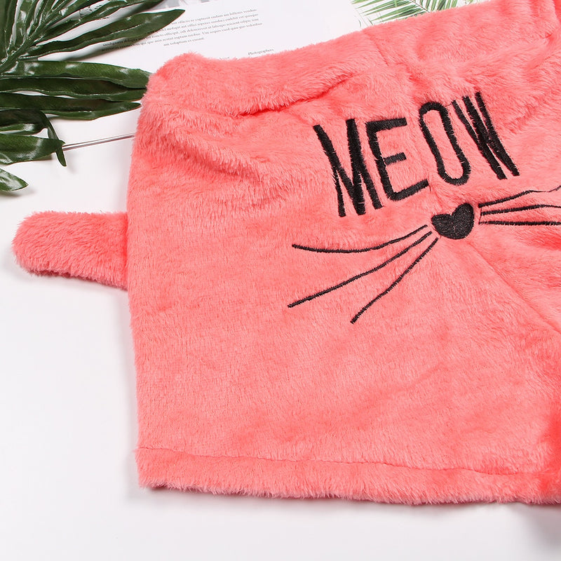Dámske teplé pyžamo Meow