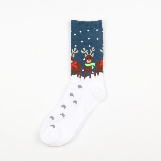 Ponožky s vianočným vzorom