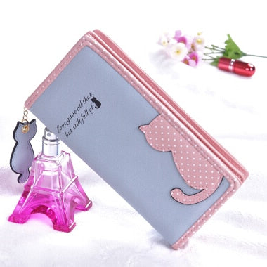 Dámska peňaženka s mačkou