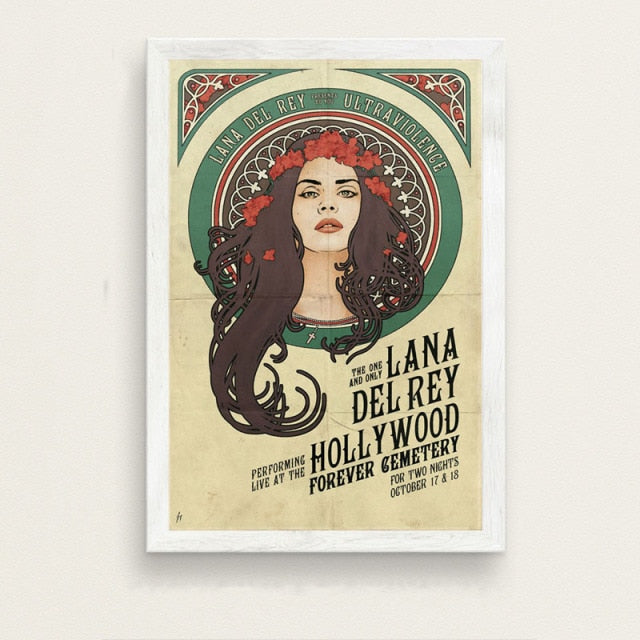 Obraz Lana Del Rey na plátne