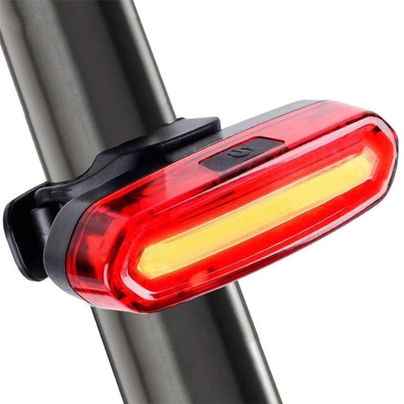 Zadné červené svetlo na bicykel