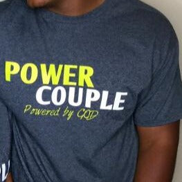 Tričko s nápisom Power Couple