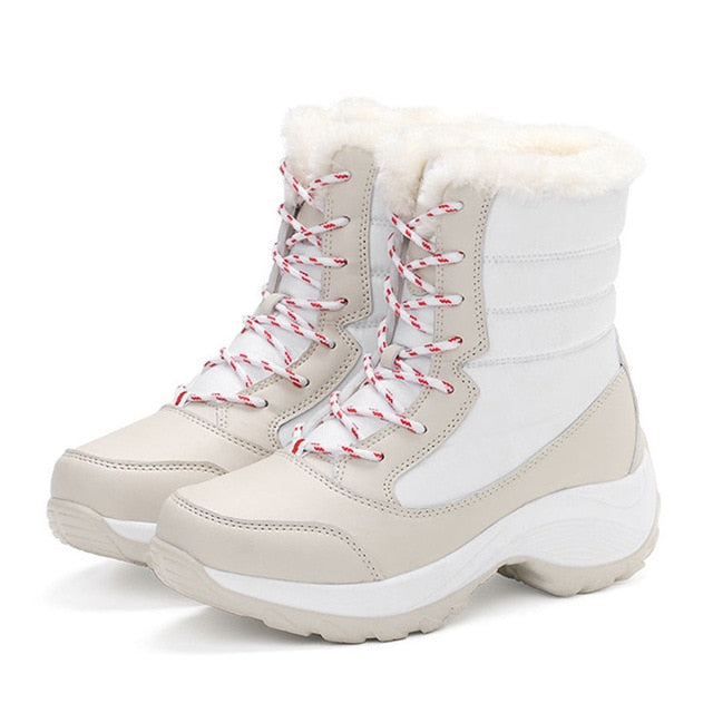 Dámske zimné vodeodolné topánky do snehu