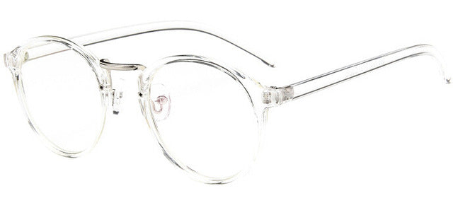 Štýlové dámske priehľadné okuliare bez dioptrií