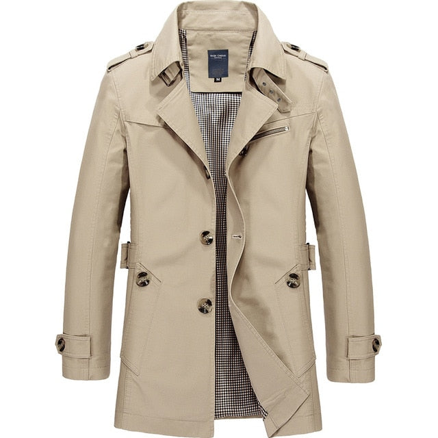 Pánsky kabát Trench Coat (Výpredaj)