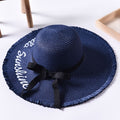 Dámsky slamený klobúk s potlačou