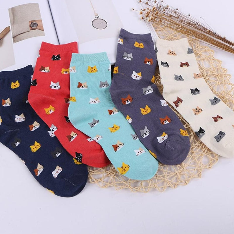Dámske ponožky s mačkami