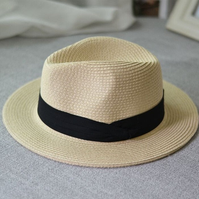Dámsky letný klobúk zo slamy