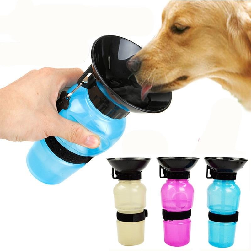Prenosná fľaša na vodu pre psa