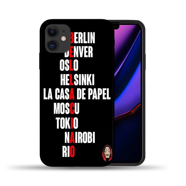 Kryt na iPhone La Casa de papel