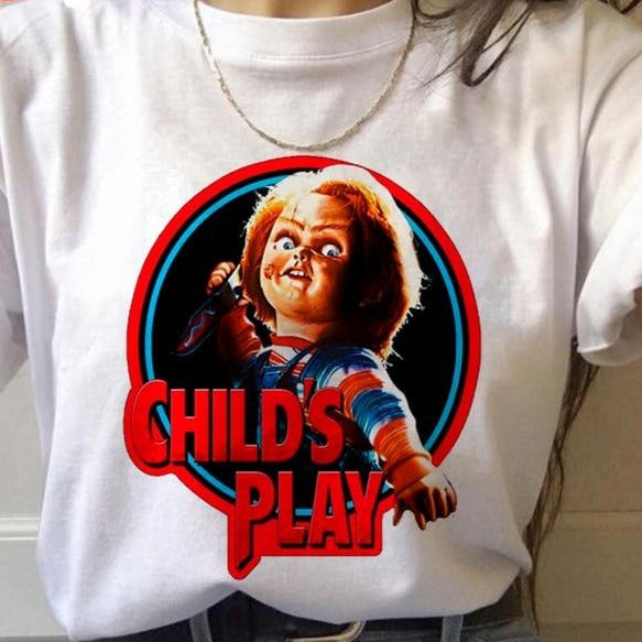 Dámske tričko s bábikou Chucky