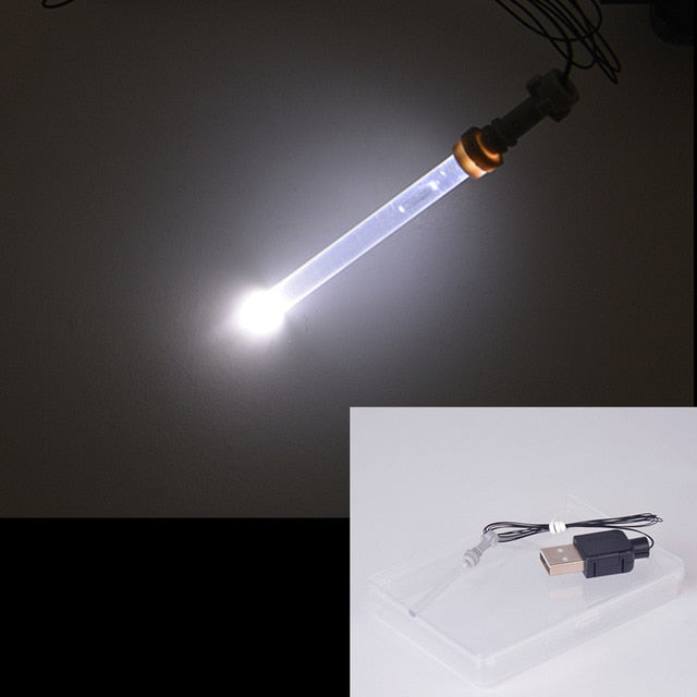 LED svetelný meč pre stavebnicové figúrky