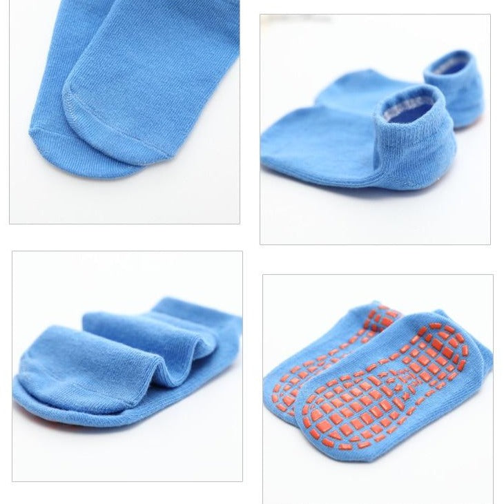 Detské protišmykové ponožky 10 párov