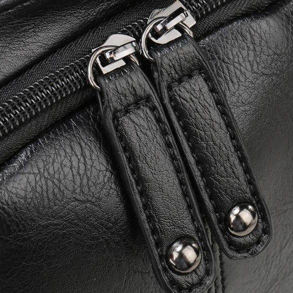 Luxusný pánsky koženkový batoh (Výpredaj)