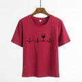 Dámske tričko s vínom