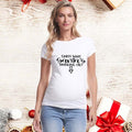 Dámske vianočné tričko pre tehotné