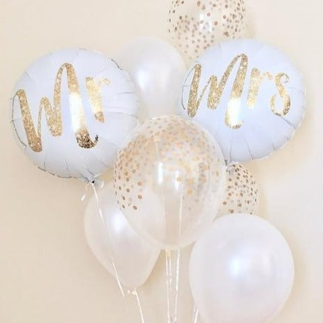 Svadobné balóny Mr&Mrs