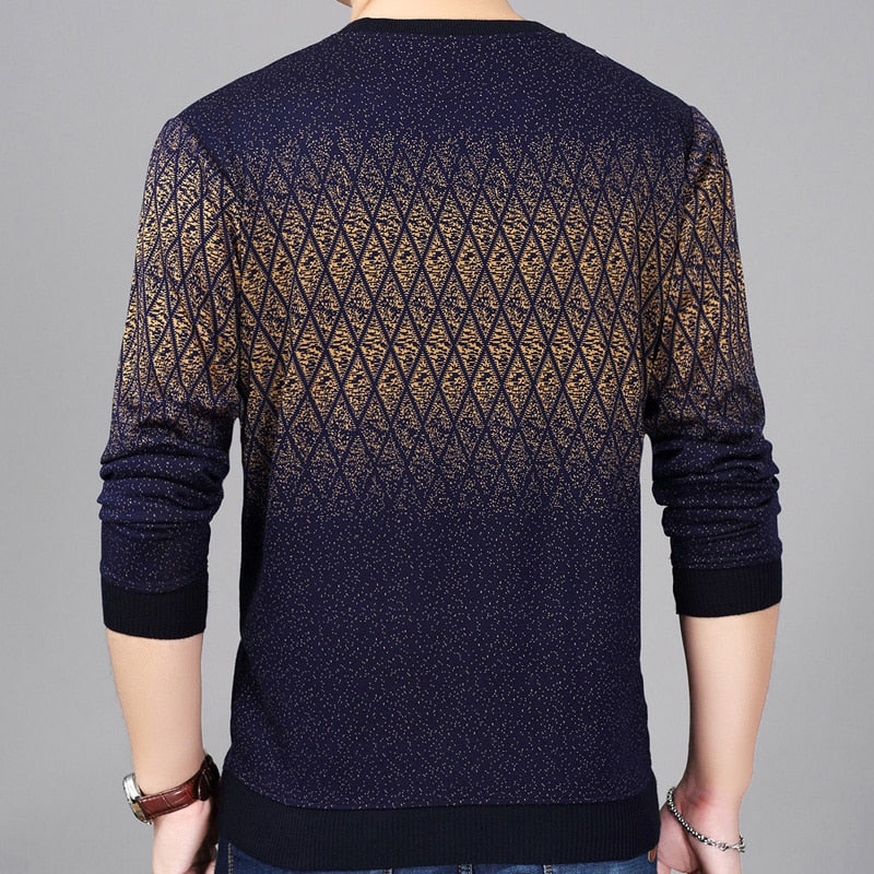Pánsky sveter so vzormi