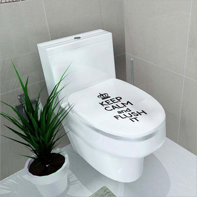 Nálepka na toaletu