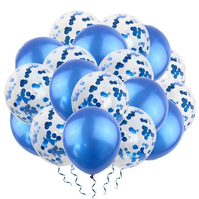 Latexové balóny s konfetami 20 ks