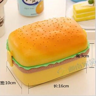 Box na jedlo v tvare hamburgera