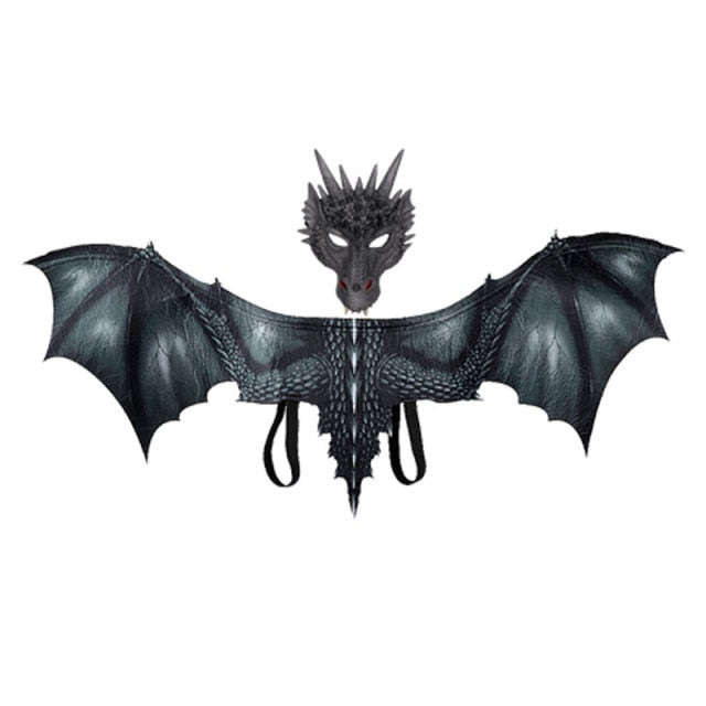 Halloweensky kostým drak s krídlami