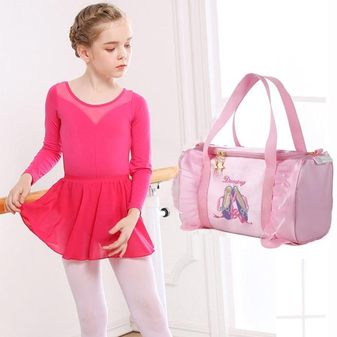 Dievčenská ružová taška na balet