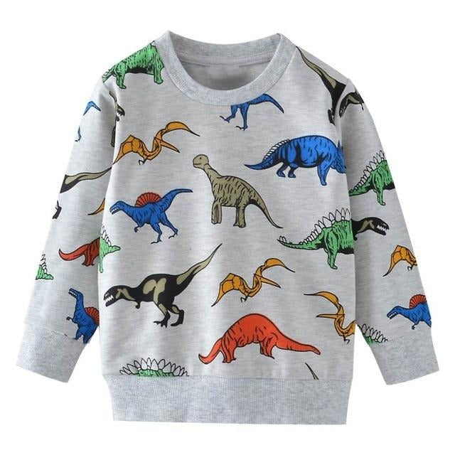 Chlapčenská mikina s dinosaurami