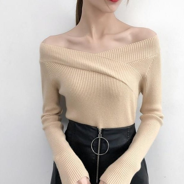 Dámsky elastický sveter
