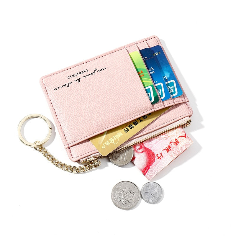 Dámska kľúčenková peňaženka na mince