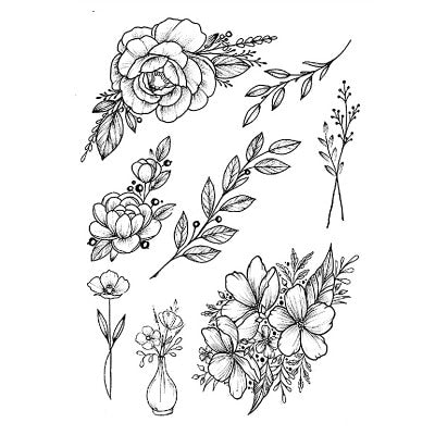 Dočasné tetovanie ruže