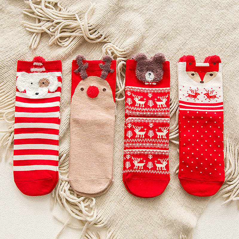 Veselé vianočné ponožky