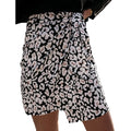 Dámska mini sukňa s leopardím vzorom