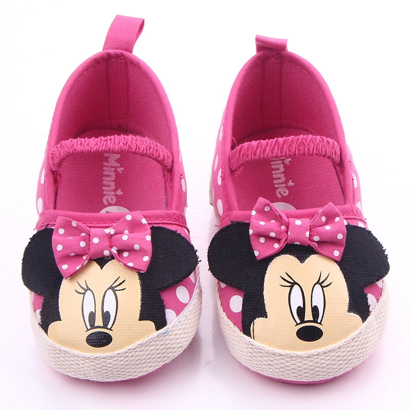 Dievčenské textilné topánky s Minnie Mouse