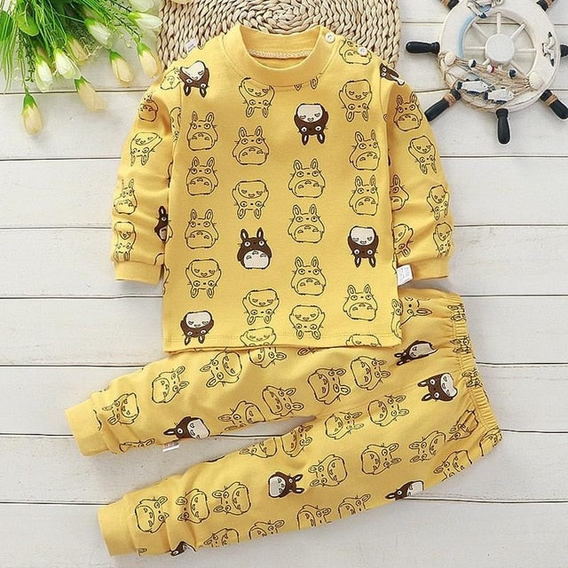 Detské dlhé pyžamo s potlačou