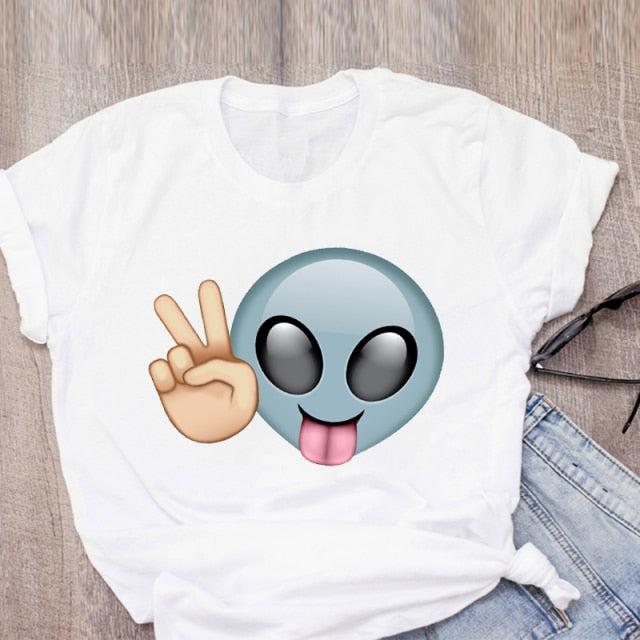 Dámske tričko s mimozemšťanom