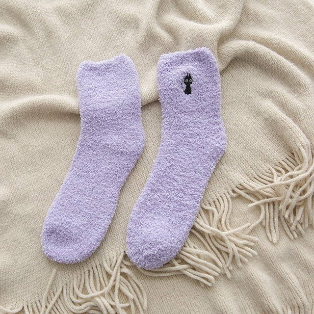 Dámské teplé ponožky