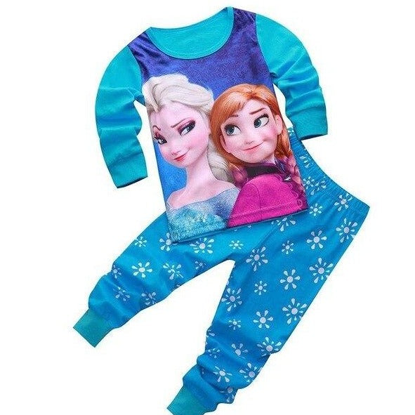 Dievčenské teplé pyžamo Frozen