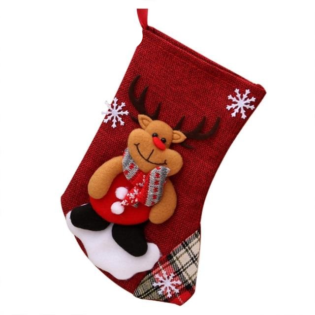 Vianočná ponožka na zavesenie