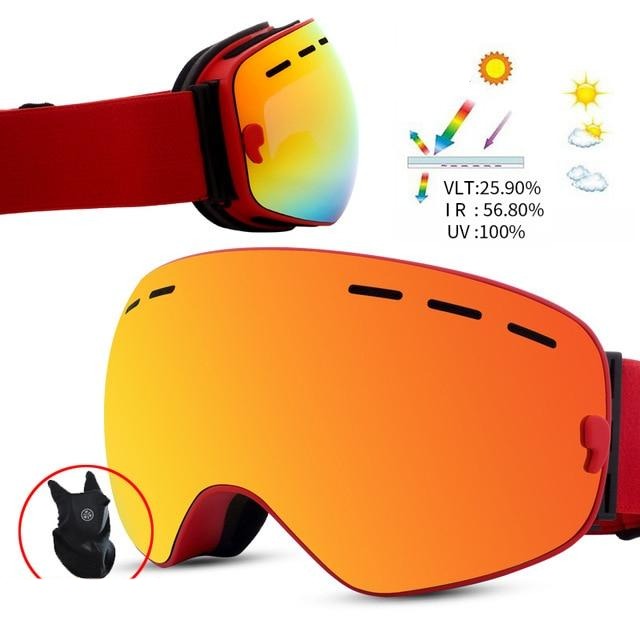 Lyžiarske okuliare s UV ochranou