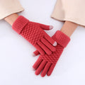 Unisex pletené touch screen rukavice