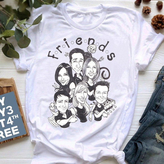 Dámske tričko Friends (Výpredaj)