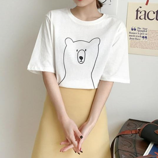 Dámske tričko s medveďom