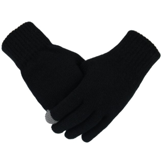 Pánske zateplené dotykové rukavice