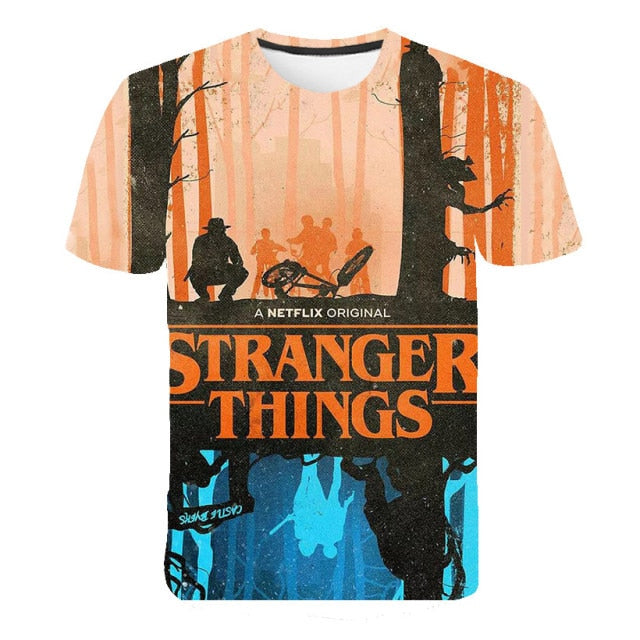 Detské tričko s motívom Stranger Things