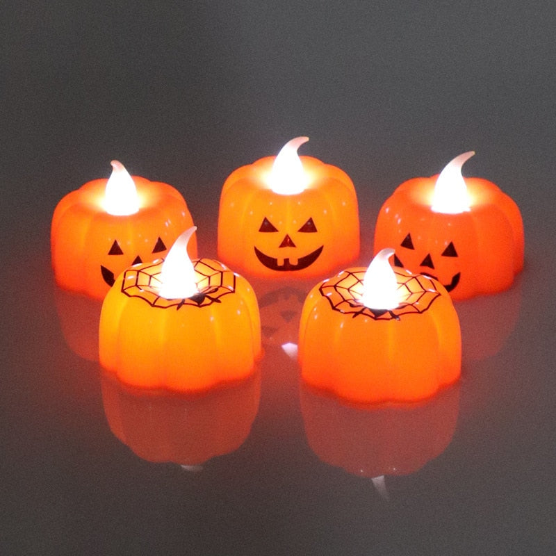 Falošné sviečky na halloween