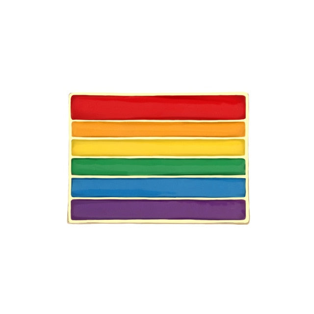 Dúhová brošňa LGBT