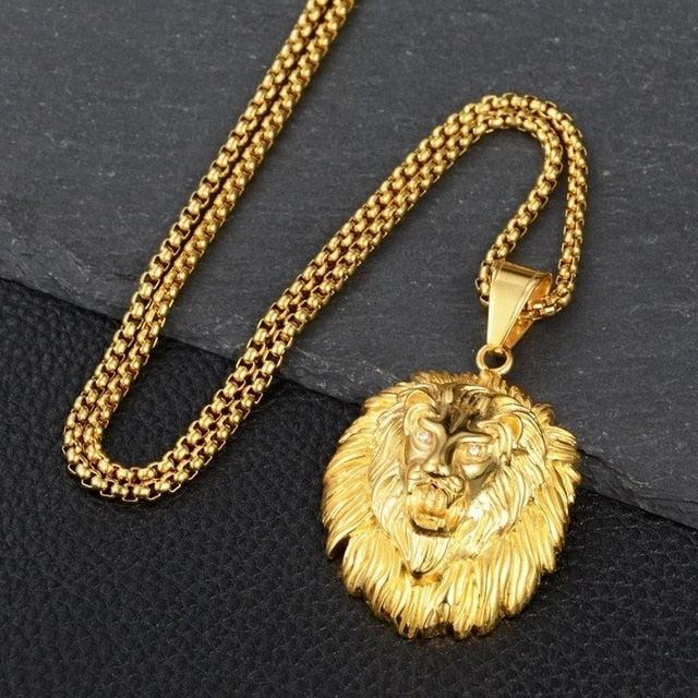 Pánsky náhrdelník s levom